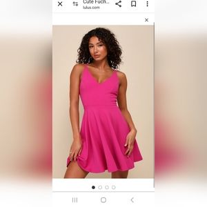 Lulus pink dress